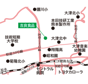 吉良食品地図